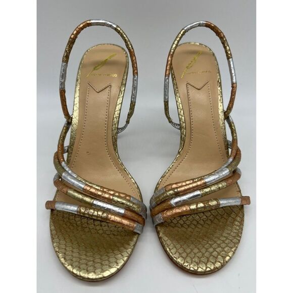 Brian Atwood Slingback Open Toe Heels Size 6.5 - Picture 3 of 7